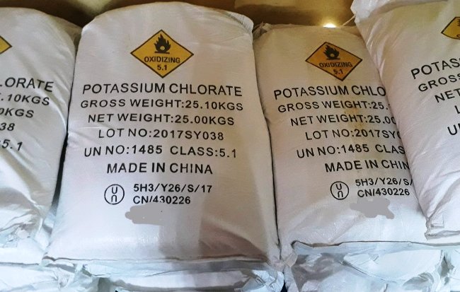 Pottasium Chlorate, KCLO3, Kalium Klorat